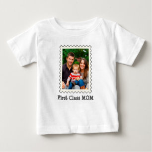 T-shirt Pour Bébé PREMIÈRE CLASSE MOM Meilleure maman Meilleure mama