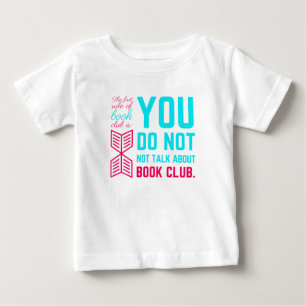 T-shirt Pour Bébé Première phrase comique du club de lecture