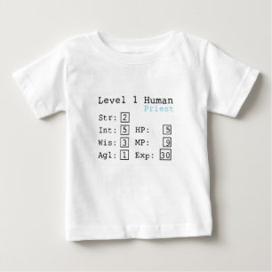T-shirt Pour Bébé Prêtre du niveau un