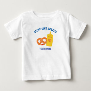 T-shirt Pour Bébé "Pretzel s'il vous plaît !" T-shirt bébé en allema