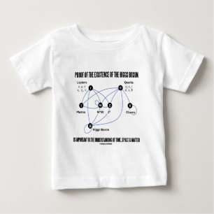 T-shirt Pour Bébé Preuve de l'existence du boson de Higgs
