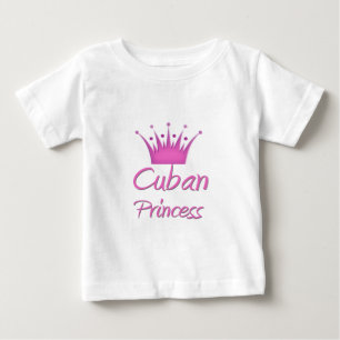 T-shirt Pour Bébé Princesse cubaine