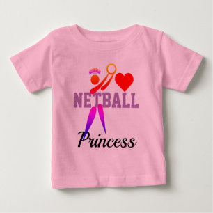 T-shirt Pour Bébé Princesse de net-ball de clipart (images