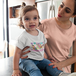 T-shirt Pour Bébé Princesse Disney   Princesse d'anniversaire person