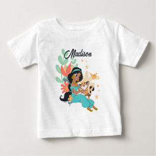 T-shirt Pour Bébé Princesse Jasmine & Rajah - Moments Magiques