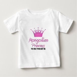 T-shirt Pour Bébé Princesse mongole