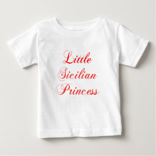 T-shirt Pour Bébé Princesse Sicilienne