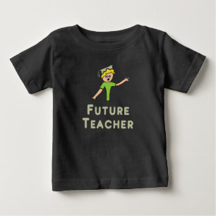 T-shirt Pour Bébé Professeur futur
