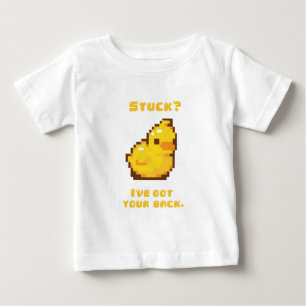 T-shirt Pour Bébé Programmation mignonne en caoutchouc