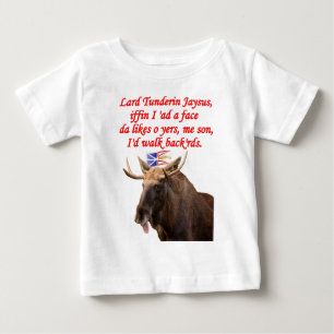 T-shirt Pour Bébé PROMENADE BACKWARDS.png de NEWFIE