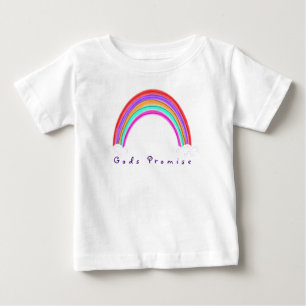 T-shirt Pour Bébé "Promesse des dieux" Arc en ciel