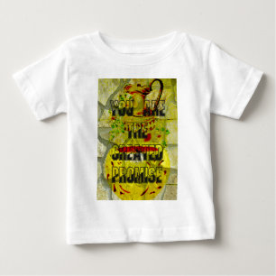 T-shirt Pour Bébé Promesse d'or : Le script doré du destin