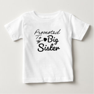 T-shirt Pour Bébé Promue à Big Sister , la grossesse révèle