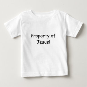 T-shirt Pour Bébé Propriété de Jésus !