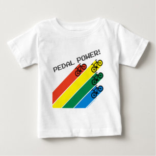 T-shirt Pour Bébé Puissance de pédale !