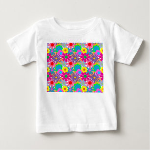 T-shirt Pour Bébé Puissance des fleurs des années 1970