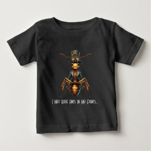 T-shirt Pour Bébé Punaise Steampunk - Je peux avoir des fourmis dans