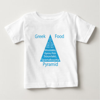 T-shirt Pour Bébé Pyramide alimentaire grecque