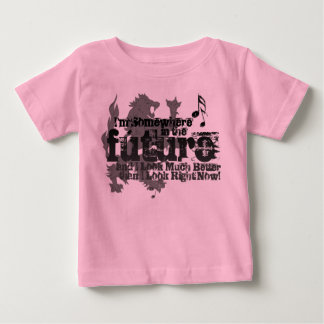 T-shirt Pour Bébé Quelque part Dans le futur BÉBÉ (avec Lion)