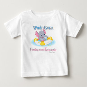 T-shirt Pour Bébé Quoi qu'il flotte votre éléphant 3