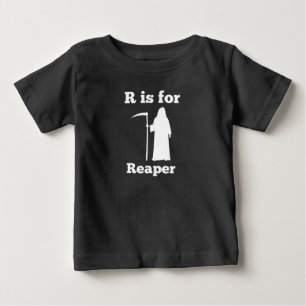 T-shirt Pour Bébé R est pour Reaper