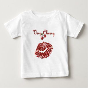 T-shirt Pour Bébé RAB Rockabilly très Cherry Kiss