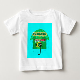 T-shirt Pour Bébé Rainy Day Fun : A Bee's Perspective. "Je suis à bo