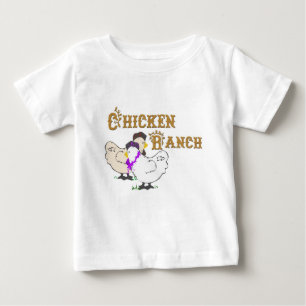 T-shirt Pour Bébé Ranch de poulet