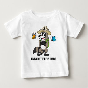 T-shirt Pour Bébé Ranger Rick Héros papillon - Panneau papillon
