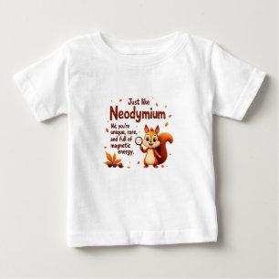 T-shirt Pour Bébé Rare Comme Le Néodyme - Mignonne Écureuil Thanksgi