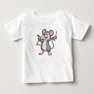T-shirt Pour Bébé Rat à Musique avec Triangel