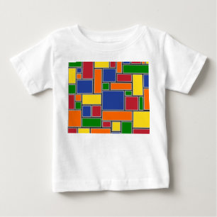 T-shirt Pour Bébé Rectangles colorées