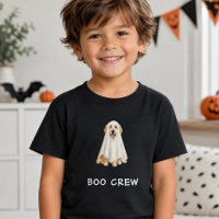 Récupérateur doré mignon équipage fantôme Hallowee