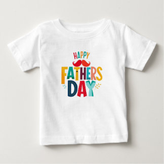 T-shirt Pour Bébé Red Mustache
