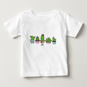 T-shirt Pour Bébé regroupement de cactus