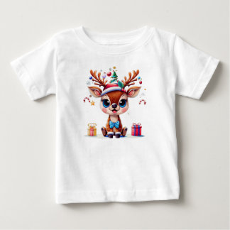 T-shirt Pour Bébé Reine de Noël