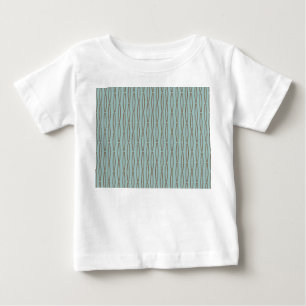 T-shirt Pour Bébé Répétition géométrique bleu pâle