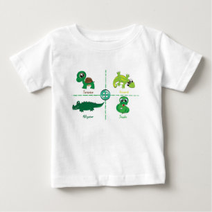 T-shirt Pour Bébé reptile