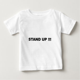T-SHIRT POUR BÉBÉ RESTEZ !