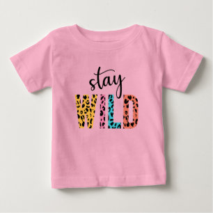 T-shirt Pour Bébé Restez à l'abri