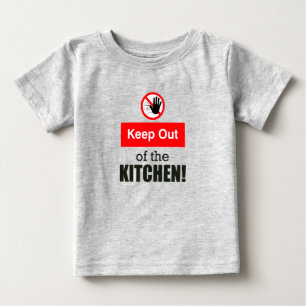 T-shirt Pour Bébé Restez à l'écart de la cuisine amusant Pickleball