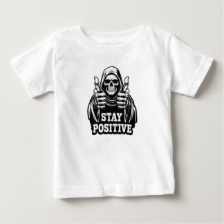 T-shirt Pour Bébé Restez Positif