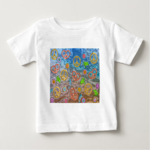 T-shirt Pour Bébé Retro 60s paisible Vêtements de vie océanique Cade