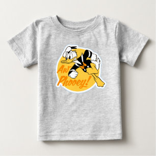 T-shirt Pour Bébé Rétro Badge Donald Duck "Oh zut alors"
