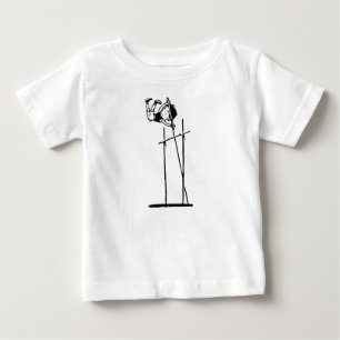 T-shirt Pour Bébé Rétro chambre forte de Polonais