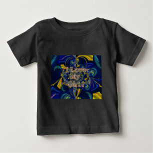 T-shirt Pour Bébé Retro Hakuna matata Infinity I Love my Girl.jpg