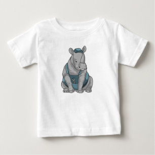 T-shirt Pour Bébé Rhino as Craftsman et Wrench