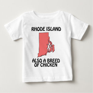 T-shirt Pour Bébé Rhode Island - Aussi une race de poulet