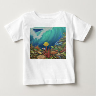 T-shirt Pour Bébé "Ride the Waves : Ocean Vibes Tee"