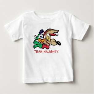 T-shirt Pour Bébé ROAD RUNNER™ & Wile E. Coyote "Team Naughty"